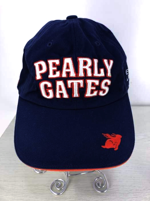 PEARLY GATES（パーリーゲイツ） ロゴ刺繍 6パネル メンズ 帽子