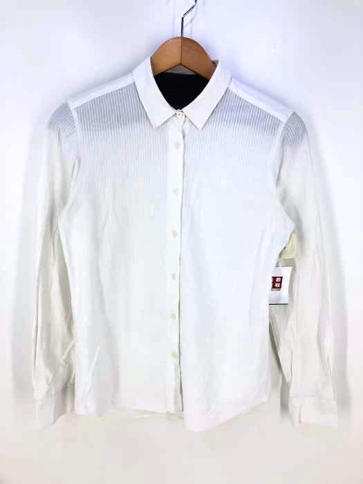 LACOSTE(ラコステ) ジャカードボストライプボタンシャツ レディース トップス