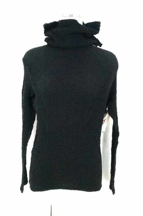 me ISSEY MIYAKE （ミー イッセイミヤケ） シワ加工 変形 デザインネック レディース トップス