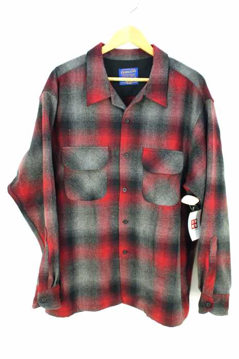 PENDLETON(ペンドルトン) 開襟 オープンカラー オンブレチェック メンズ トップス