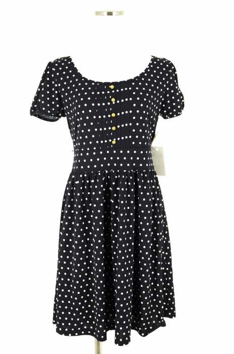 ROPE PICNIC (ロペピクニック) ショートスリーブドットシフォンワンピース レディース ワンピース