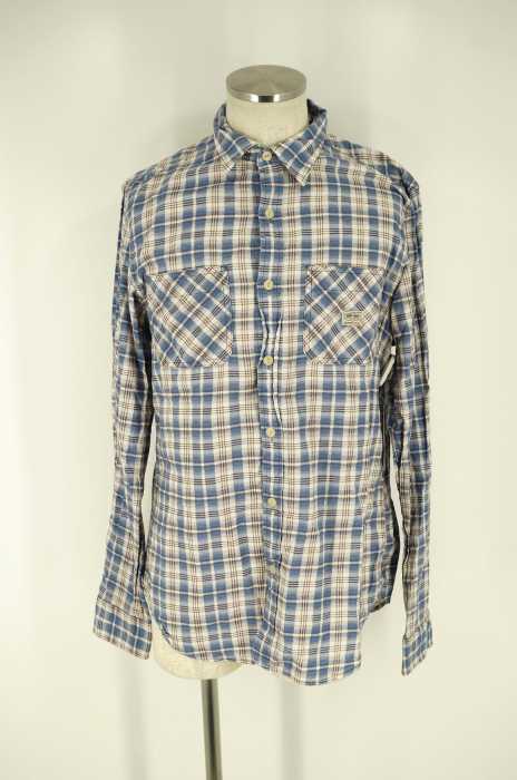 DENIM & SUPPLY RALPH LAUREN （デニムアンドサプライ ラルフローレン） 背面プリント入りチェックネルシャツ メンズ トップス