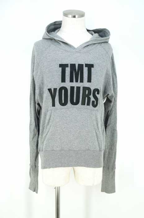 TMT(ティーエムティー) レザーロゴプルオーバーパーカー メンズ トップス