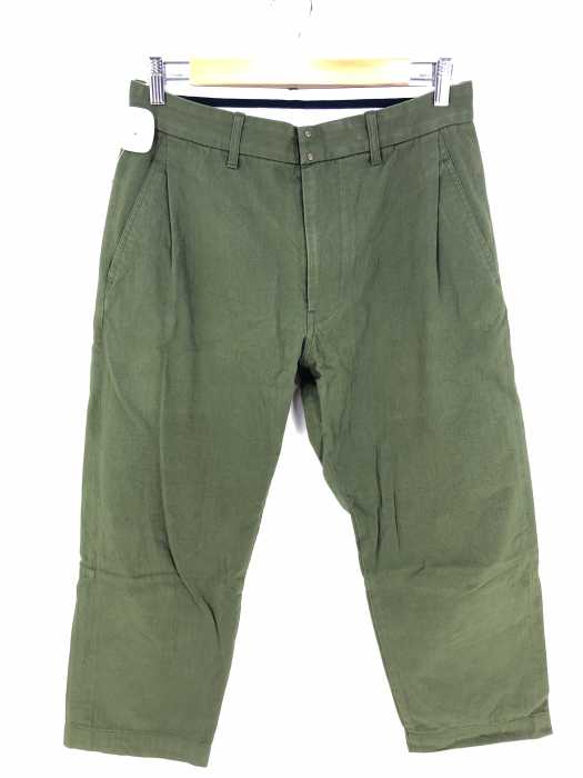 HAND ROOM（ハンドルーム） One Pleat W-Cloth Melton Wide Pants メンズ パンツ