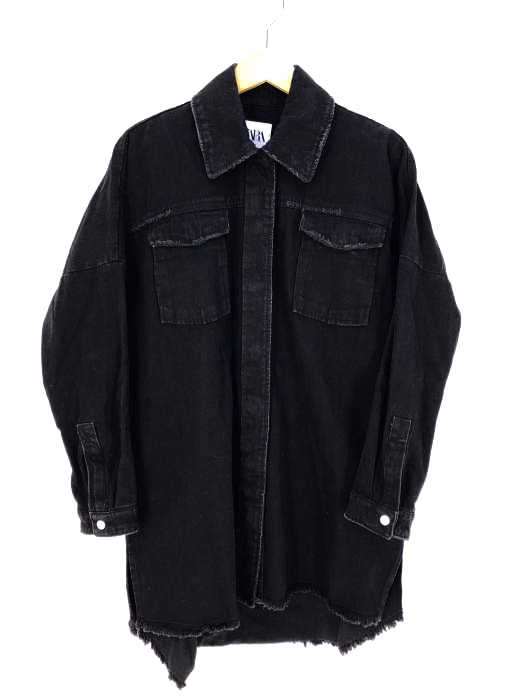 ZARA（ザラ） ダメージ加工デニムワンピース レディース ワンピース