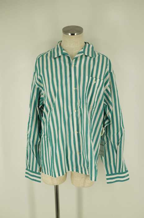 KATHARINE HAMNETT LONDON（キャサリンハムネットロンドン） ストライプ長袖開襟シャツ レディース トップス