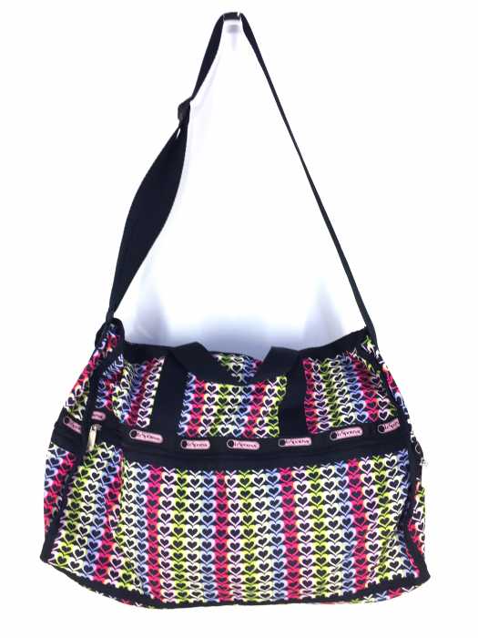 LeSportsac （レスポートサック） ハート柄ミニポーチ付きボストンバッグ レディース バッグ
