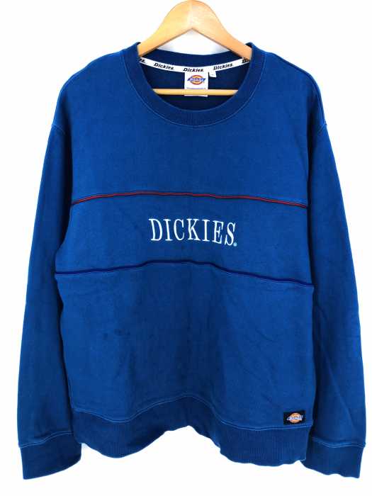 Dickies（ディッキーズ） 裏毛刺繍入りパイピングラインルーズフィットトレーナー メンズ トップス