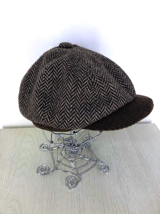 override（オーバーライド） ツイード　キャスケット メンズ 帽子