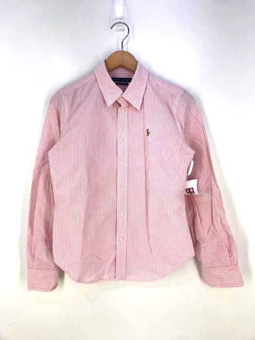 RALPH LAUREN(ラルフローレン) SUPER SLIM FIT ストライプボタンダウンシャツ レディース トップス