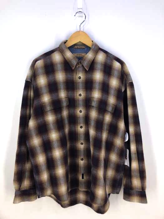 GUESS(ゲス) コットンオンブレシャツ メンズ トップス