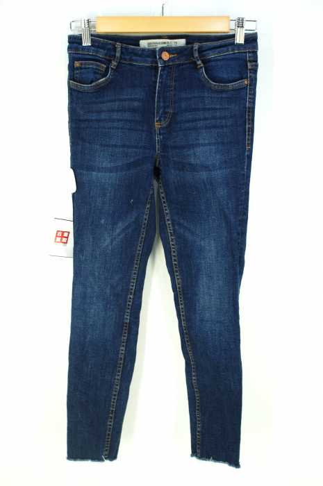 ZARA(ザラ) カットオフスキニーデニムパンツ レディース パンツ