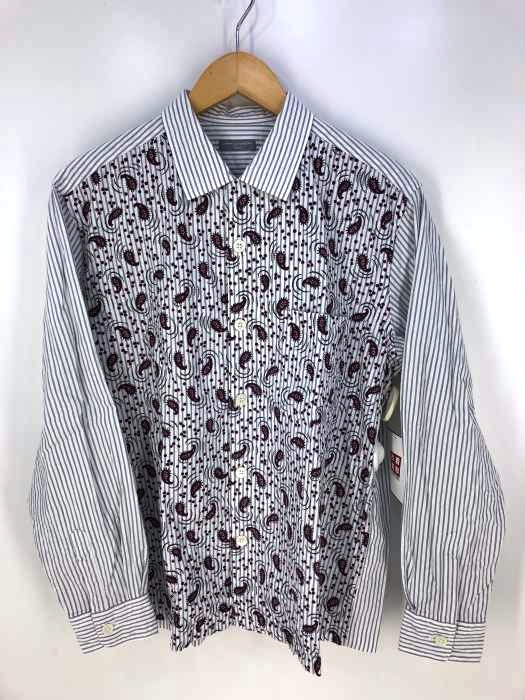 COMME des GARCONS HOMME（コムデギャルソンオム） AD1999- ペイズリーブリント ストライプスクエアシャツ メンズ トップス