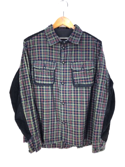 white mountaineering コーデュロイ ハンティング ジャケット ホワイト