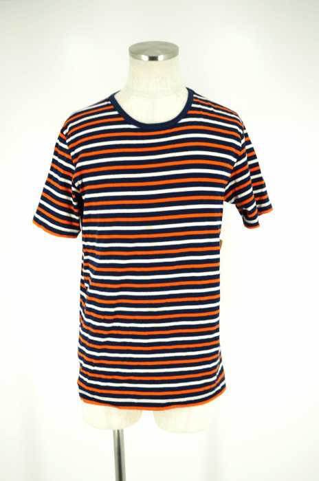 BEAMS （ビームス） マルチボーダー柄半袖Tシャツ メンズ トップス