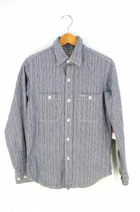SUGAR CANE (シュガーケーン) MADE IN USA ヒッコリーワークシャツ メンズ トップス