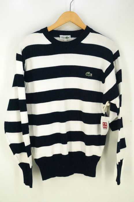 LACOSTE （ラコステ） ボーダーコットンニット メンズ トップス