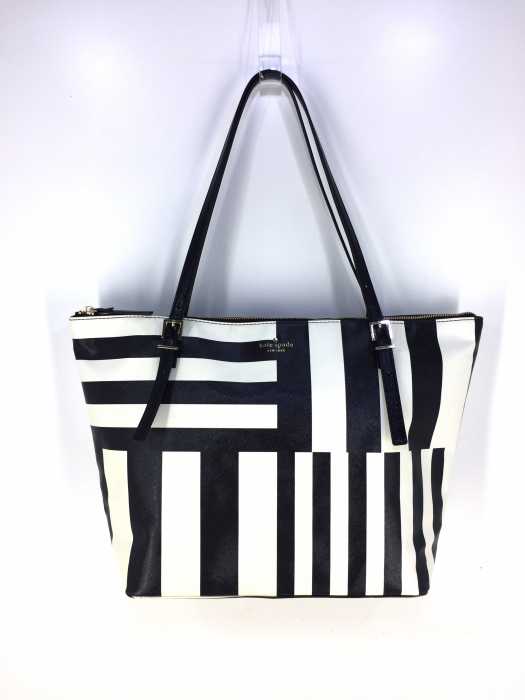 kate spade NEW YORK(ケイトスペードニューヨーク) ストライプ柄レザートートバッグ レディース バッグ