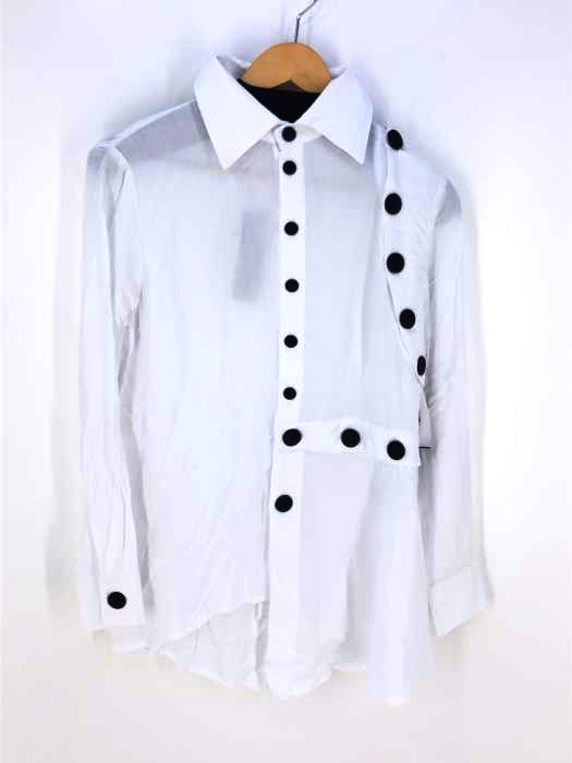Aakasha（アーカシャ） アシンメトリーボタンシャツ レディース トップス