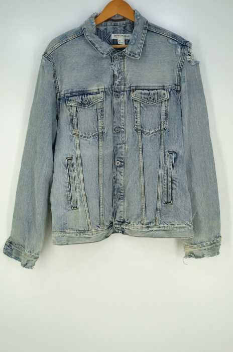 H M エイチアンドエム Coachella ダメージ加工デニムジャケット メンズ アウター ブランド古着買取販売バズストア