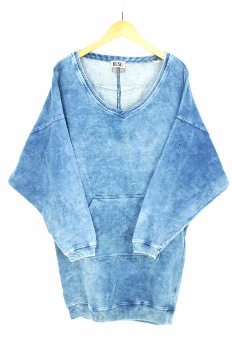DIESEL （ディーゼル） インディゴ染めスウェットワンピース レディース トップス