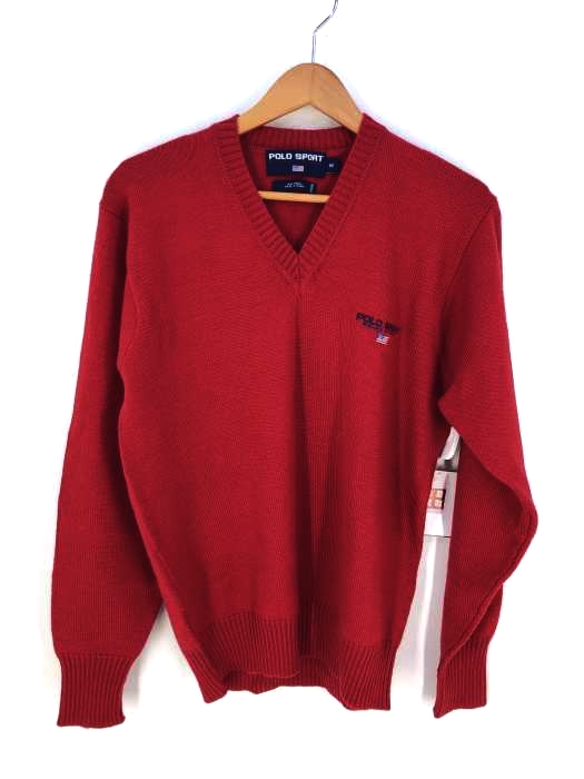 POLO SPORT RALPH LAUREN（ポロスポーツラルフローレン） Vネックウールニット メンズ トップス