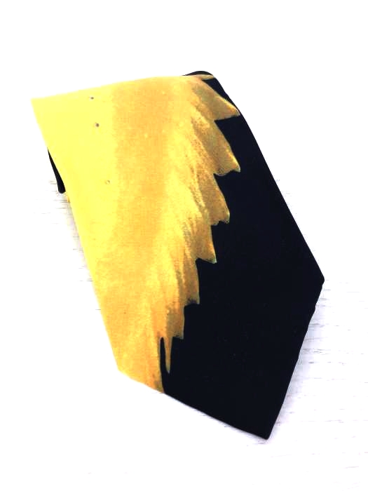 Yohji Yamamoto（ヨウジヤマモト） フォトプリントシルクネクタイ メンズ ファッション雑貨