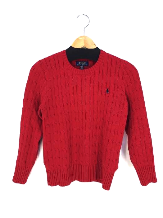 POLO RALPH LAUREN（ポロラルフローレン） ワンポイント刺繍 コットンニット レディース トップス