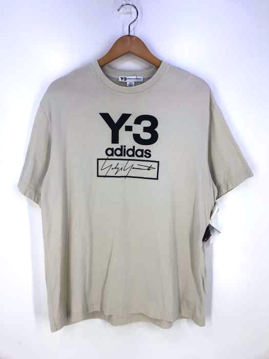 Y-3（ワイスリー） Stacked Logo Short Sleeve Tee Ecru メンズ トップス