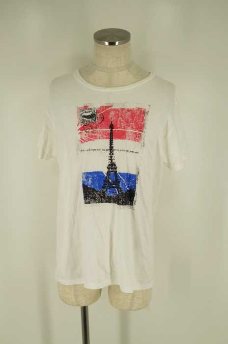 MORGAN HOMME（モルガンオム） トリコロールプリントTシャツ メンズ トップス