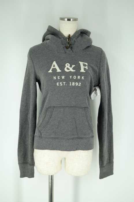 Abercrombie & Fitch （アバクロンビーアンドフィッチ） 裏起毛プルオーバーパーカー レディース トップス