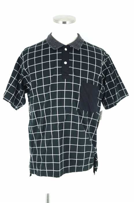BLACK&BLUE （ブラックアンドブルー） 15SS　チェックドレスポロシャツ メンズ トップス