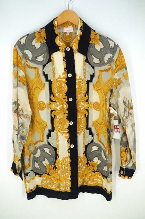 BYBLOS（ビブロス） イタリア製 総柄シルクシャツ レディース トップス