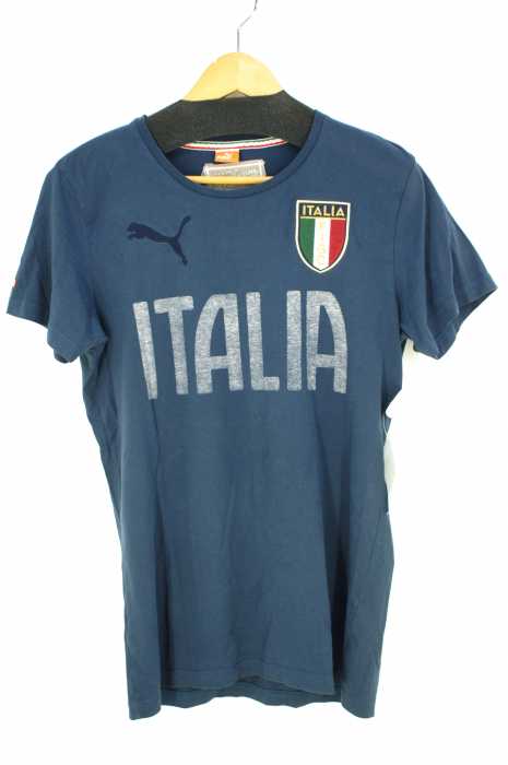 PUMA（プーマ） FIGCイタリア バッジクルーネックカットソー メンズ トップス