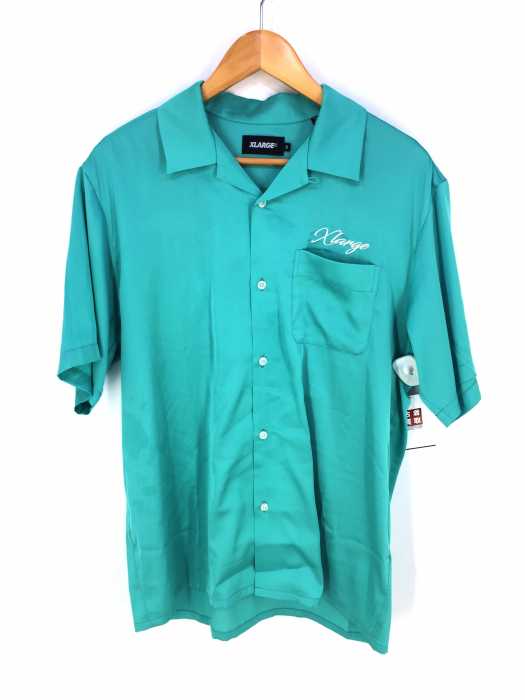 X-LARGE(エクストララージ) S/S ACCIDENT SATIN SHIRT メンズ トップス