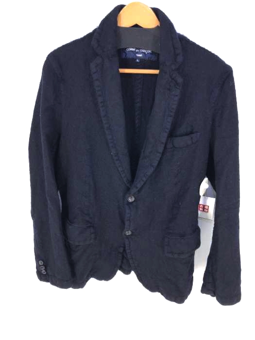 COMME des GARCONS HOMME(コムデギャルソンオム) AD2006 ウール縮絨 2B テーラードジャケット MY WAY期 メンズ アウター