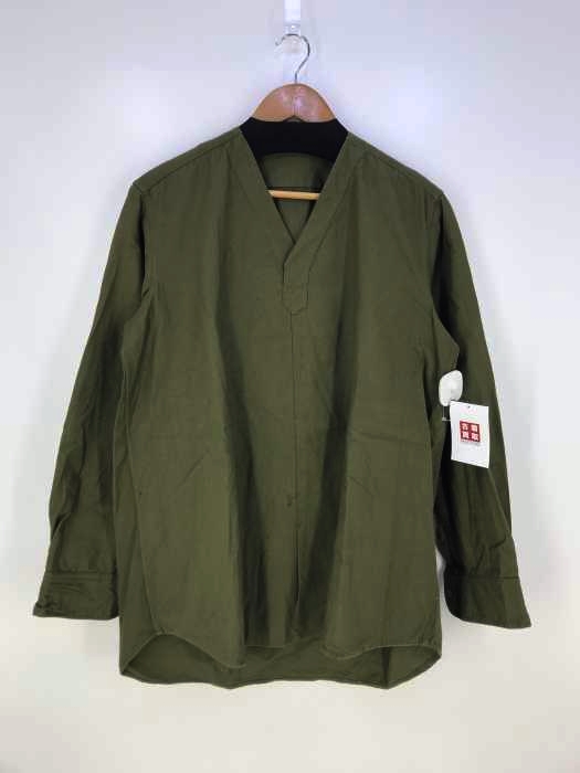 USED古着（ユーズドフルギ） ROMANIAN ARMY ルーマニア軍 Vネックスリーピングシャツ メンズ トップス