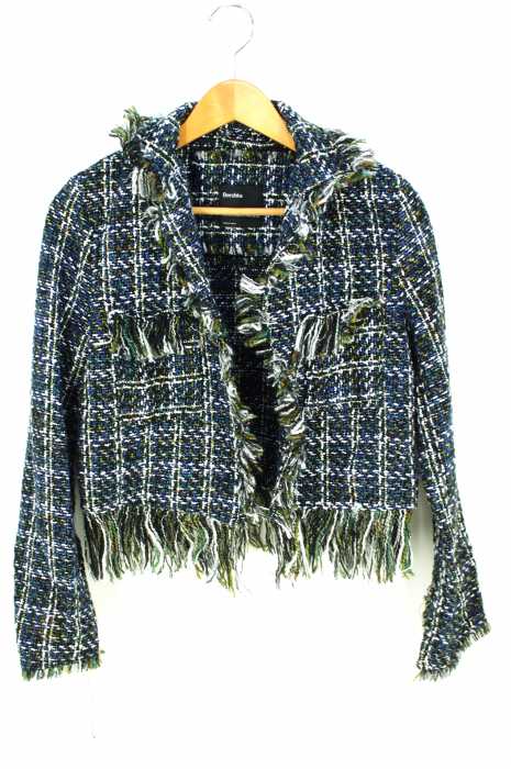 BERSHKA(ベルシュカ) ツイード フリンジ レディース アウター