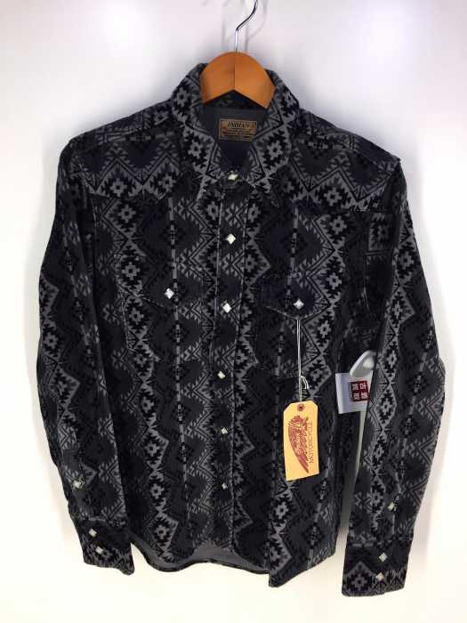 INDIAN MOTORCYCLE（インディアンモーターサイクル） チマヨコーデュロイプリント 長袖ウエスタンシャツ CHIMAYO CORDUROY PRINT L/S WESTERN SHIRT メンズ トップス