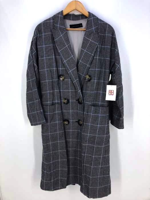 ZARA WOMAN（ザラ ウーマン） 千鳥格子 チェック  ロングジャケット レディース アウター