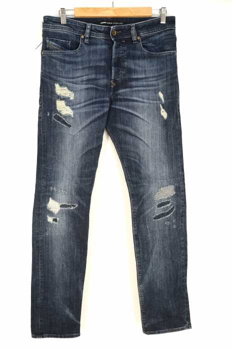 DIESEL （ディーゼル） BUSTER ダメージ加工デニムパンツ メンズ パンツ