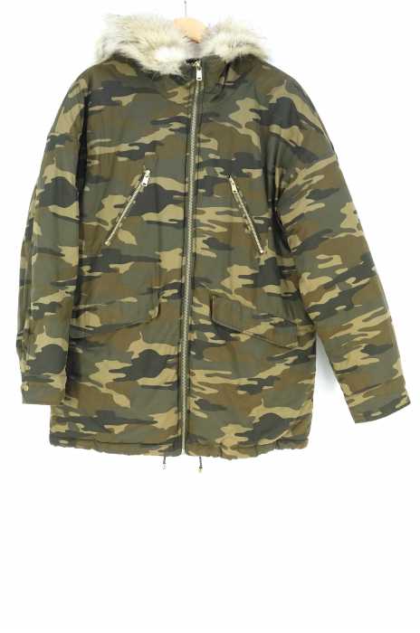 ZARA（ザラ） カモ柄中綿ジャケット メンズ アウター