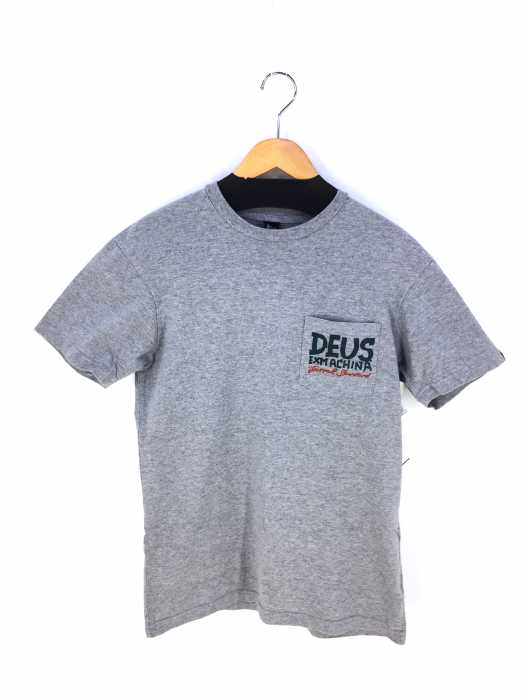 Deus Ex Machina(デウスエクスマキナ) クルーネック ポケット プリント Tシャツ メンズ トップス