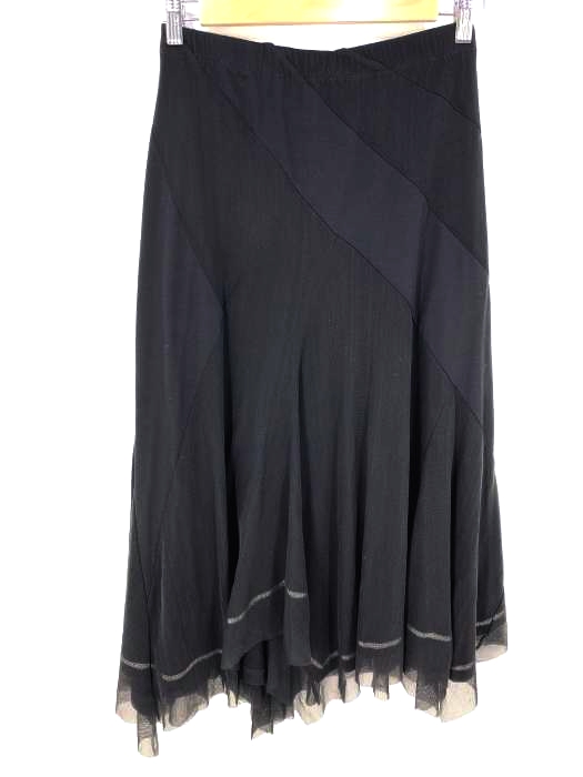 ISSEY MIYAKE(イッセイミヤケ) メッシュ 異素材切替 レディース スカート