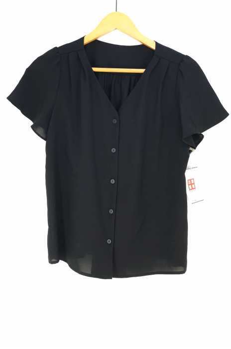 NATURAL BEAUTY BASIC （ナチュラルビューティーベーシック） ウォッシャブルフロントボタンブラウス レディース トップス