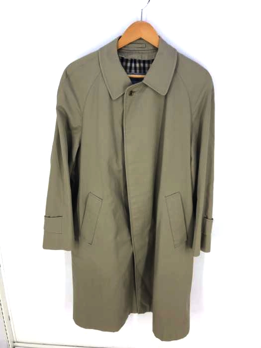 AQUASCUTUM(アクアスキュータム) 比翼 ステンカラーコート メンズ アウター