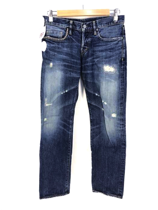 HYSTERIC GLAMOUR（ヒステリックグラマー） ダメージ加工 スタッズデニム メンズ パンツ
