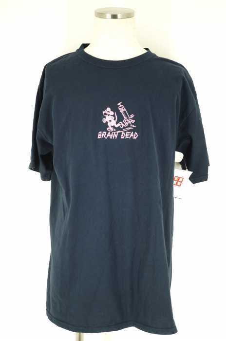 BRAIN DEAD (ブレインデッド) 刺繍クルーネックビッグTシャツ メンズ トップス