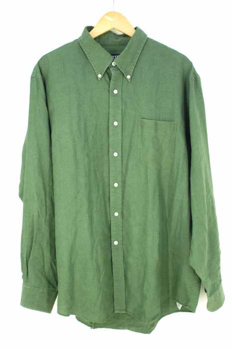 LANDS' END（ランズエンド） リネンBDシャツ メンズ トップス