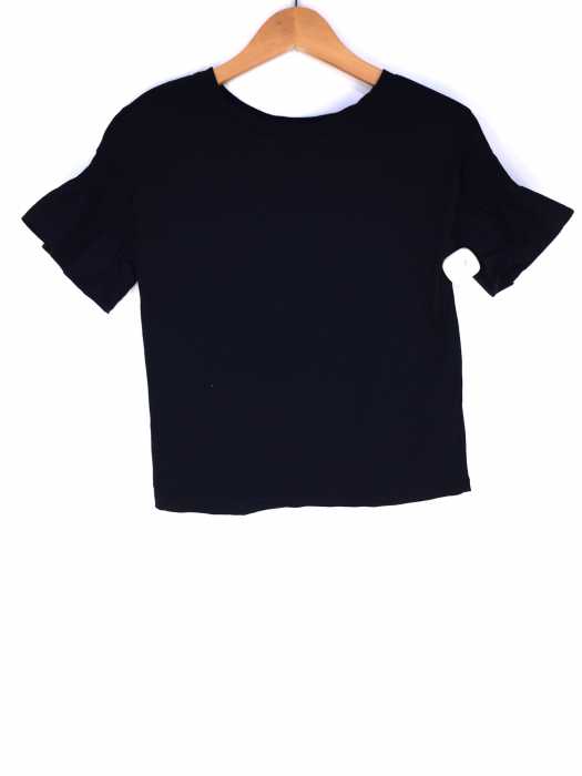 BEAUTY & YOUTH UNITED ARROWS (ビューティーアンドユースユナイテッドアローズ) 天竺×ローン シャーリングショートスリーブ レディース トップス